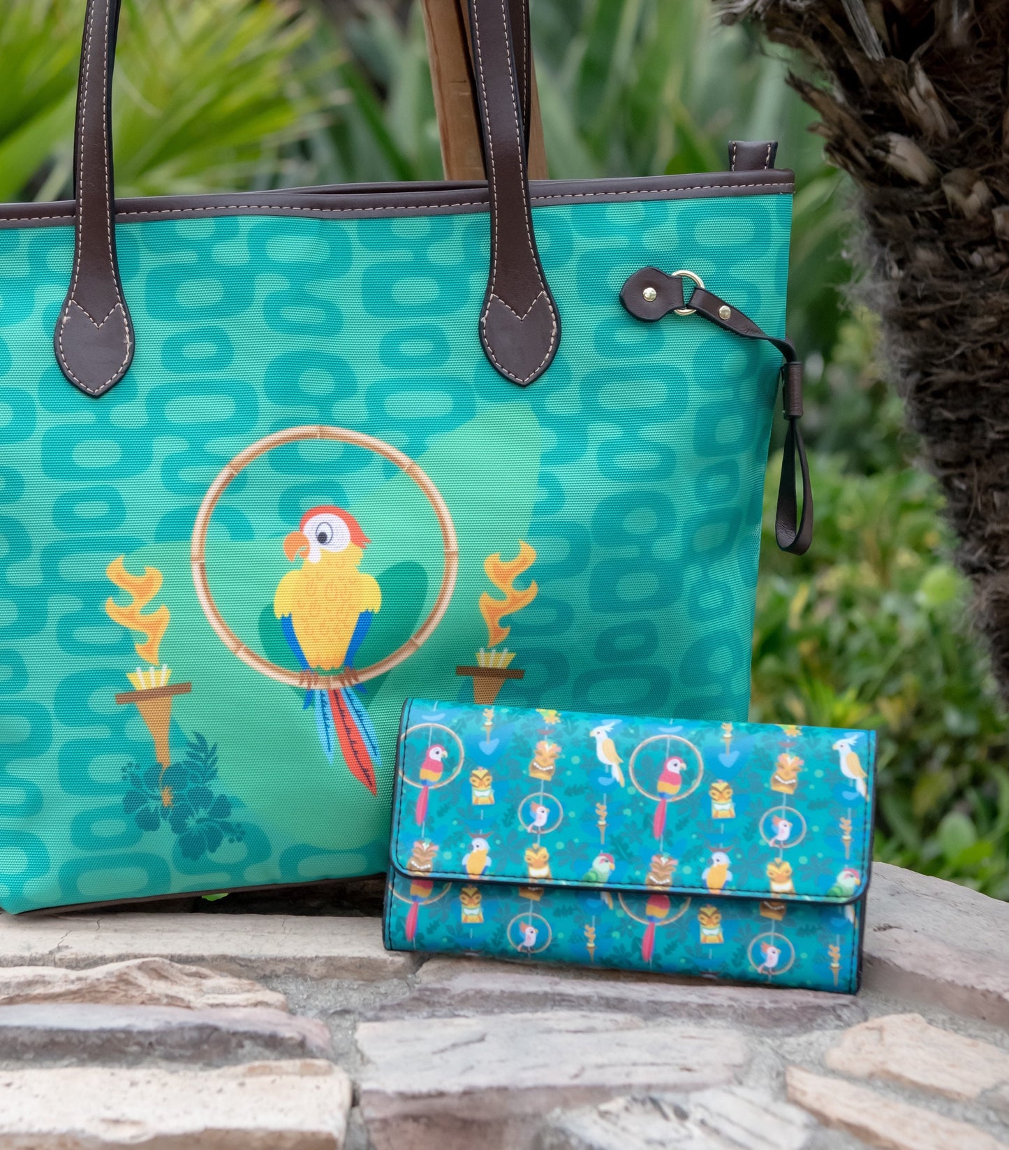 Enchanted Paradise Wallet | Tropical Tiki Inspired Wallet