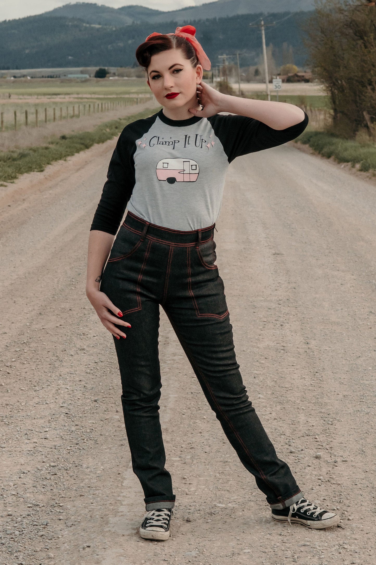 Roslyn Retro Style Jeans | Vintage Inspired High-Waisted Jeans