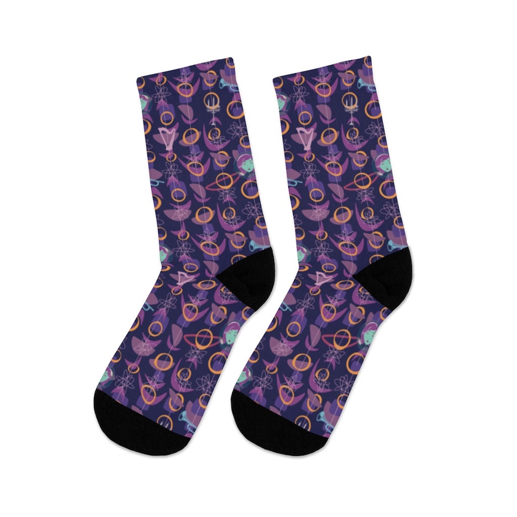 Happy Hauntings Socks | Haunted Mansion Inspired Novelty Socks