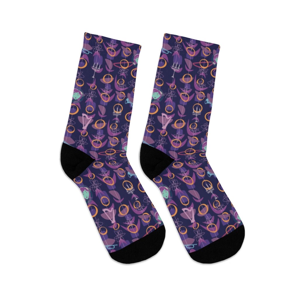 Happy Hauntings Socks | Haunted Mansion Inspired Novelty Socks