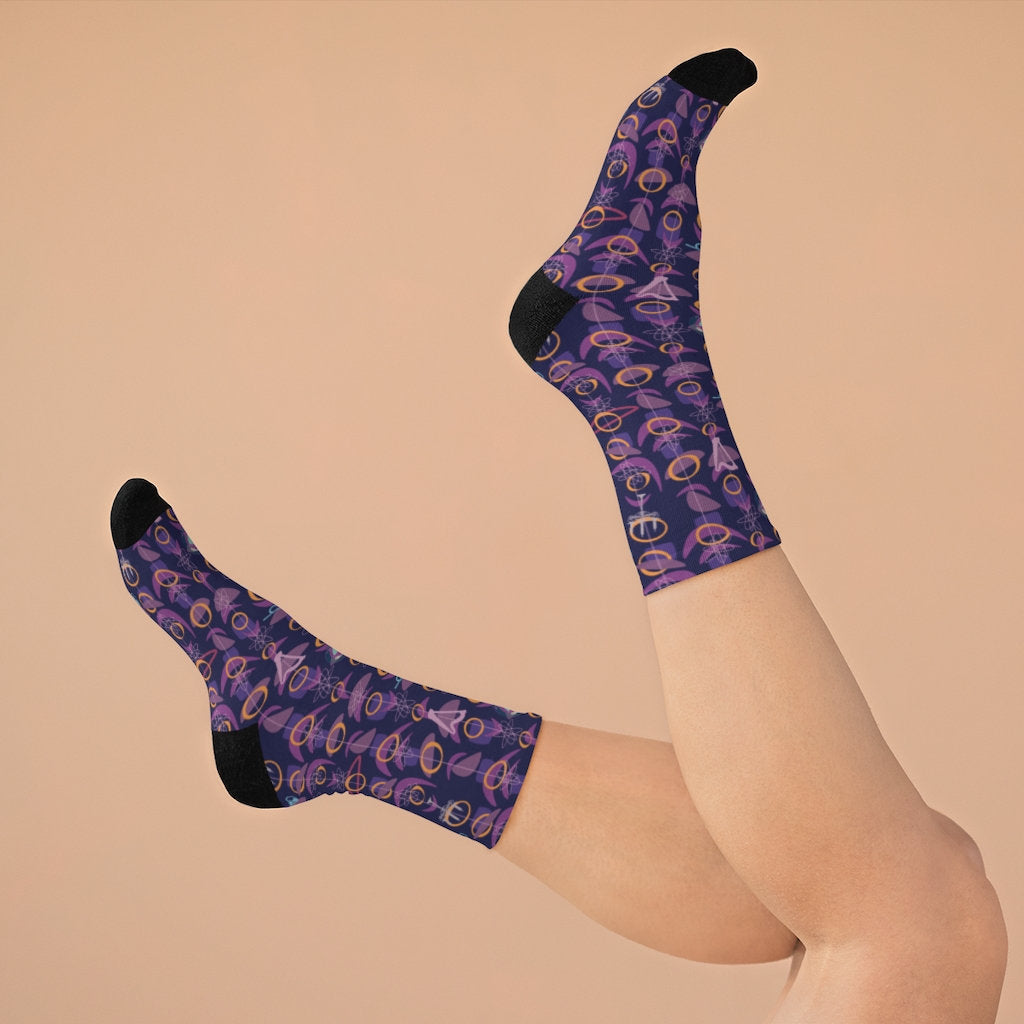 Happy Hauntings Socks | Haunted Mansion Inspired Novelty Socks