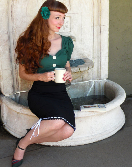 Mon Amour Pencil Skirt | Vintage Inspired Retro Skirt