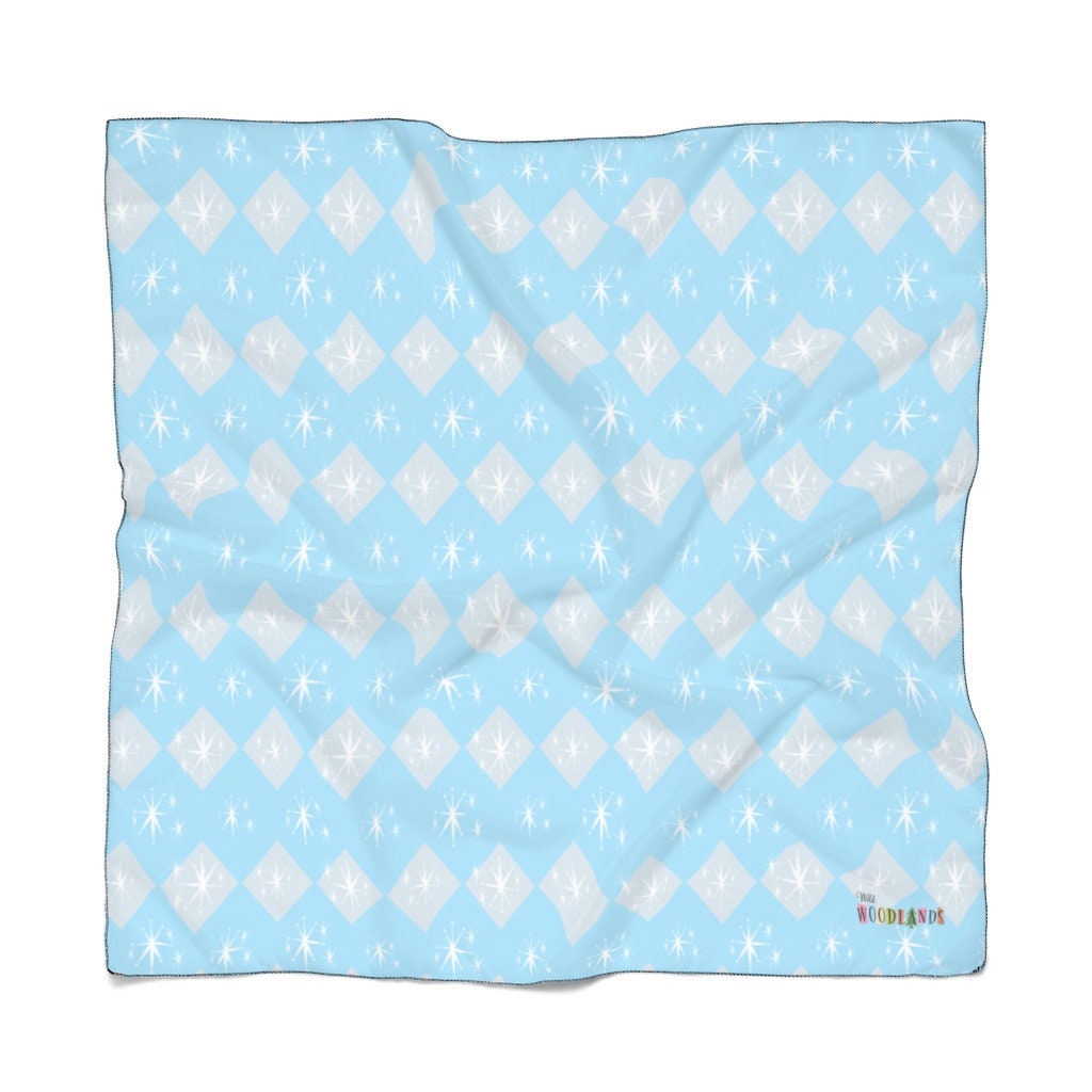 Domestic Bombshell Poly Scarf | Retro Vintage Style Scarf