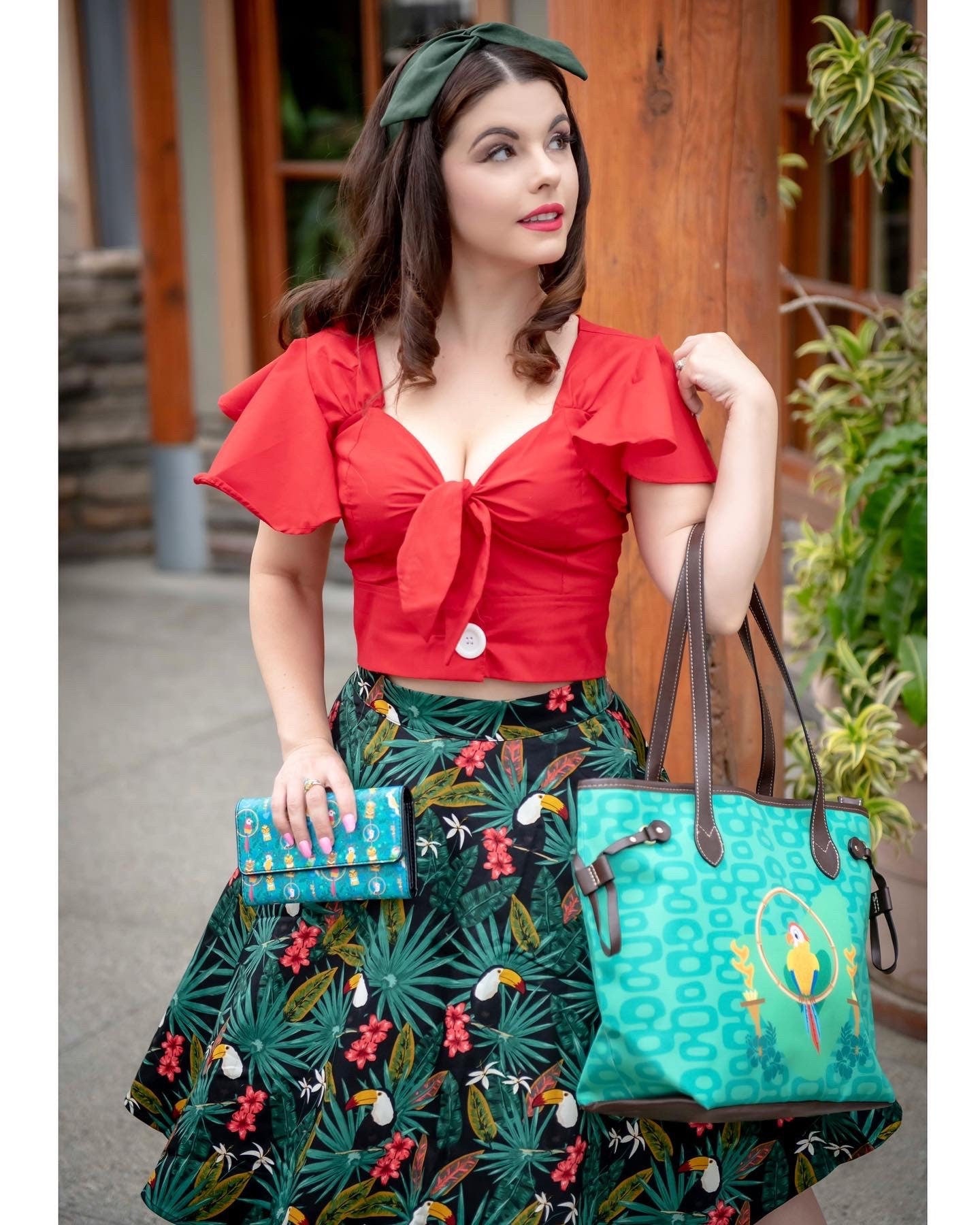 Enchanted Paradise Wallet | Tropical Tiki Inspired Wallet