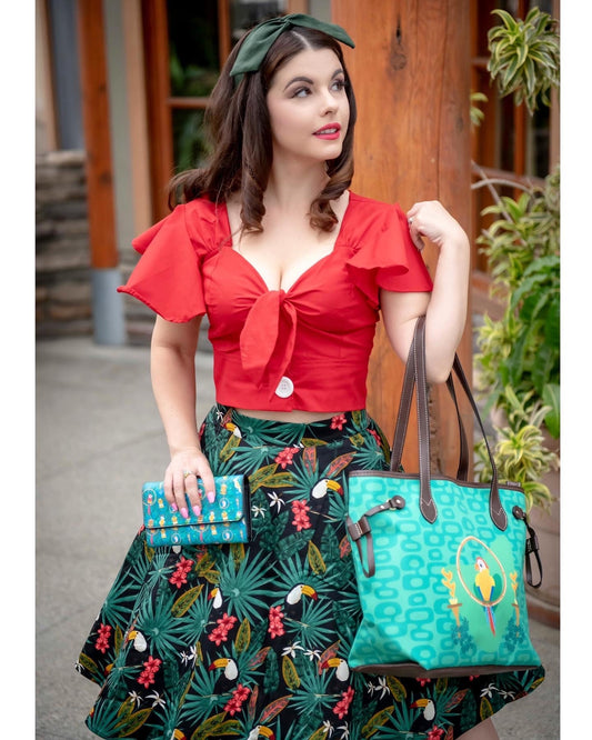 Enchanted Paradise Wallet | Tropical Tiki Inspired Wallet