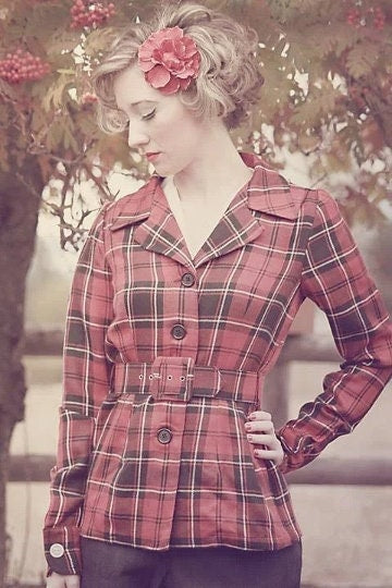 1940s Inspired Penny Camping Coat | Vintage Style Outerwear