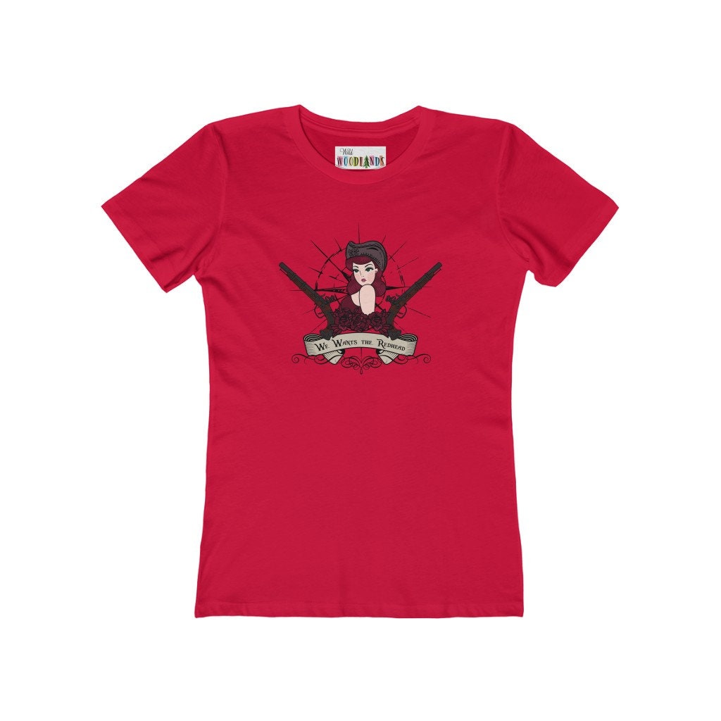 We Wants the Redhead Tee in Red | Pirates of the Caribbean Disneybound Shirt