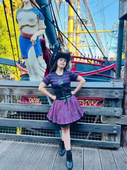 A Pirate's Life for Me Skirt | Pirates of the Caribbean Disneybound Skirt