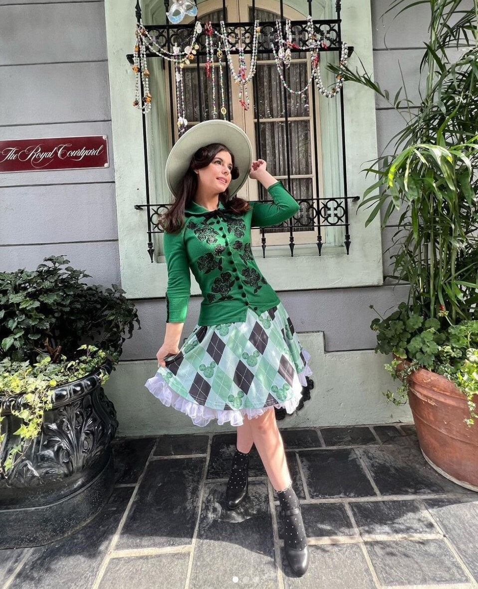 Dapper St. Patrick's Day Skirt | Luck of the Irish Retro Skirt