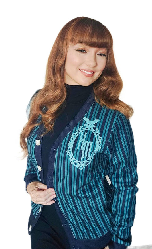 Ghost Hostess Cardigan | Haunted Mansion Inspired Cardigan, S/M/L In Stock