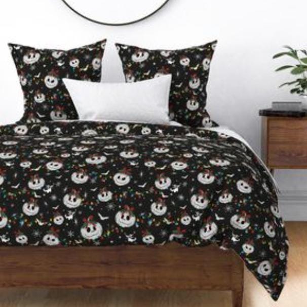 Christmas Nightmare and Screams Seamless Pattern | Haunted Holiday Digital Download